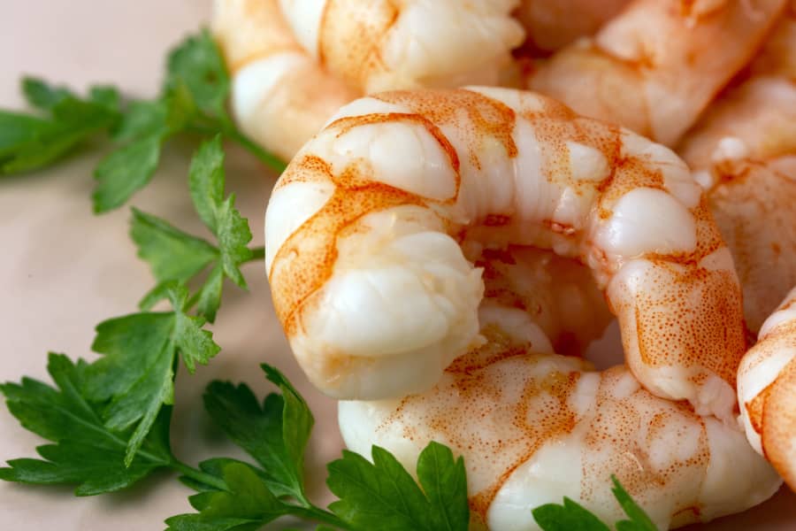 Mexican white colossal shrimp